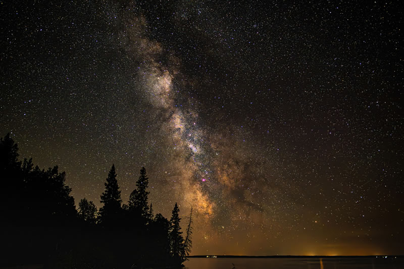 Spruces Milky Way by George Dinsdale